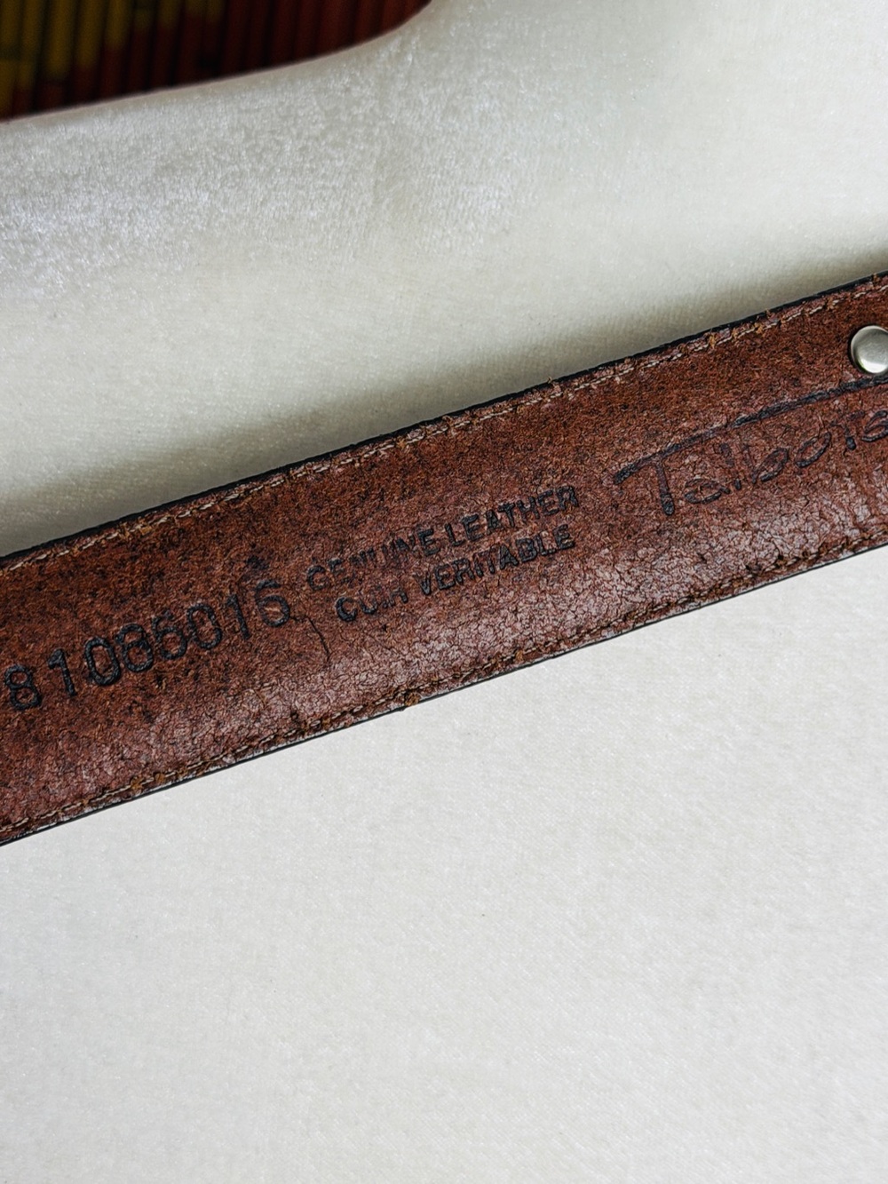 90s Y2K Talbot’s Garden Motif Leather Belt - Picture 7 of 9